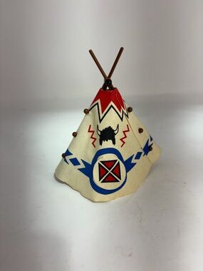 Vintage Lego Western Buffalo Canvas  Teepee With Support 6748 6766